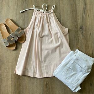 LOFT Outlet Soft Pink spring/summer tank top. Never worn. No tags. Size Small